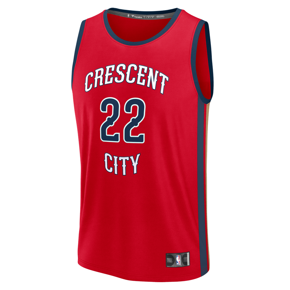 Maillot Derik Queen New Orleans Pelicans Fast Break Statement Edition - Red