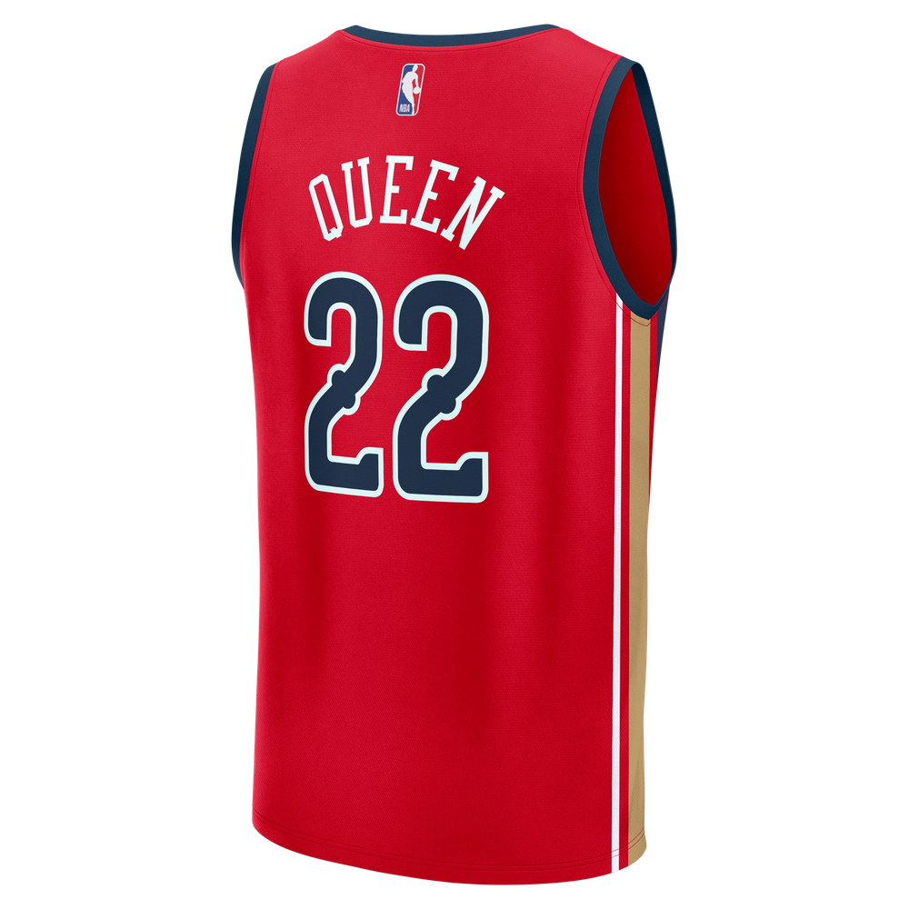 Maillot Derik Queen New Orleans Pelicans Fast Break Statement Edition - Red