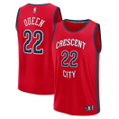 Maillot Derik Queen New Orleans Pelicans Fast Break Statement Edition - Red