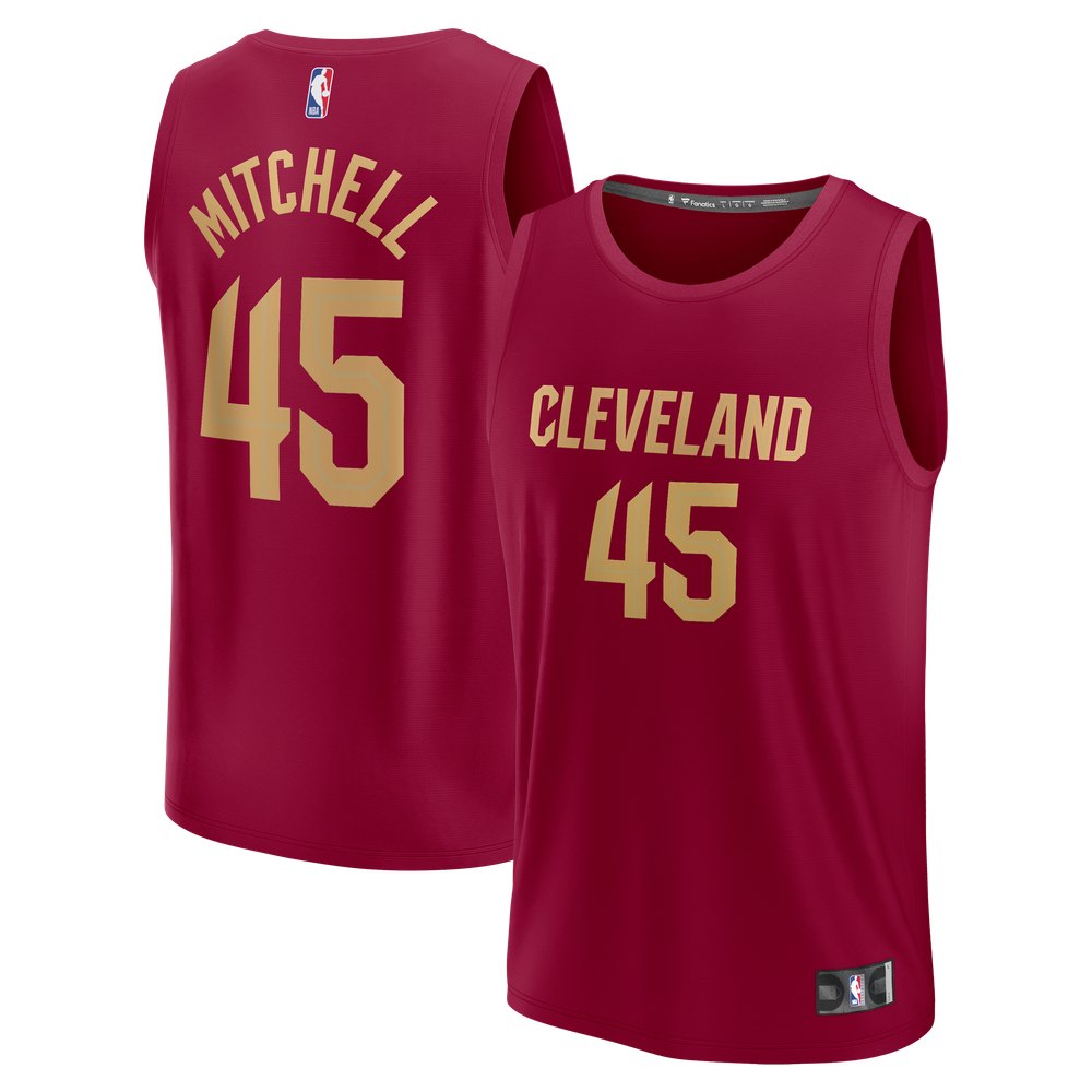 Maillot Donovan Mitchell Cleveland Cavaliers Fast Break Icon Edition - Wine