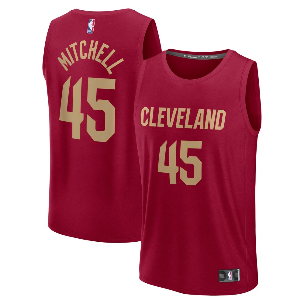 Maillot Donovan Mitchell Cleveland Cavaliers Fast Break Icon Edition - Wine