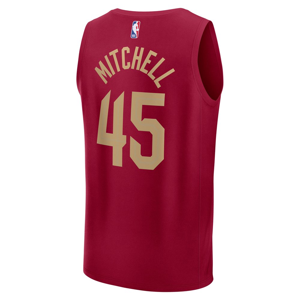 Maillot Donovan Mitchell Cleveland Cavaliers Fast Break Icon Edition - Wine