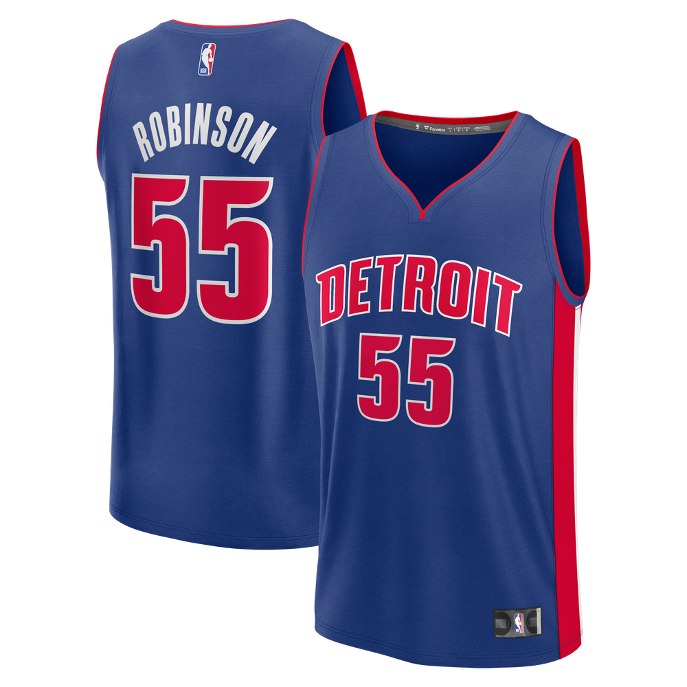 Maillot Duncan Robinson Detroit Pistons Fast Break Icon Edition - Blue
