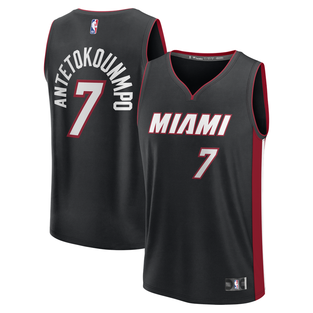 Maillot Giannis Antetokounmpo Miami Heat Fast Break Icon Edition - Black