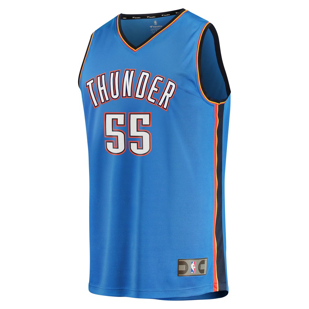 Maillot Isaiah Hartenstein Oklahoma City Thunder Fast Break Icon Edition - Blue