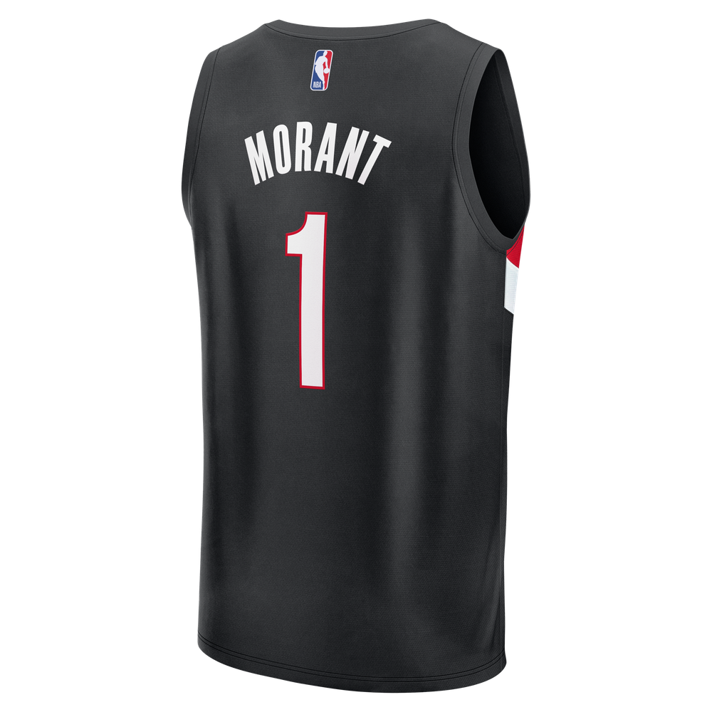 Maillot Ja Morant Portland Trail Blazers Fast Break Icon Edition - Black