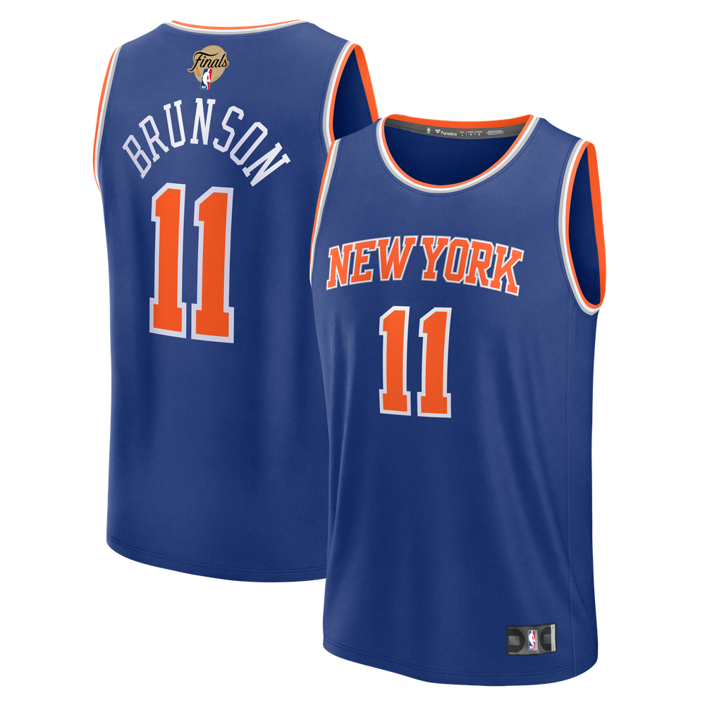 Maillot Jalen Brunson New York Knicks Fast Break Icon Edition - Blue