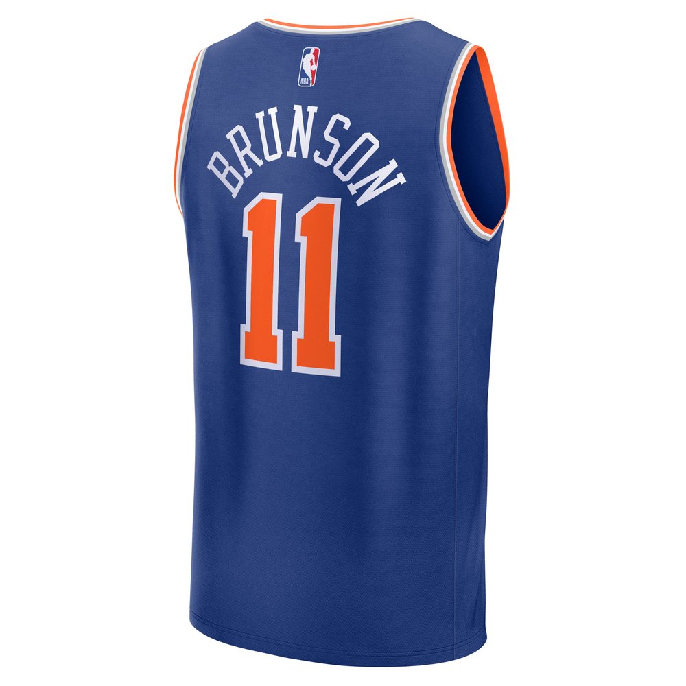 Maillot Jalen Brunson New York Knicks Fast Break Icon Edition - Blue