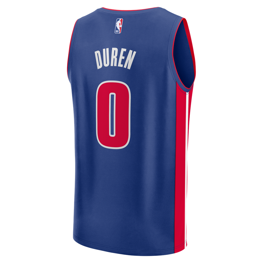 Maillot Jalen Duren Detroit Pistons Fast Break Icon Edition - Blue