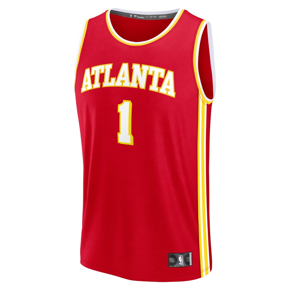 Maillot Jalen Johnson Atlanta Hawks Fast Break Icon Edition - Red