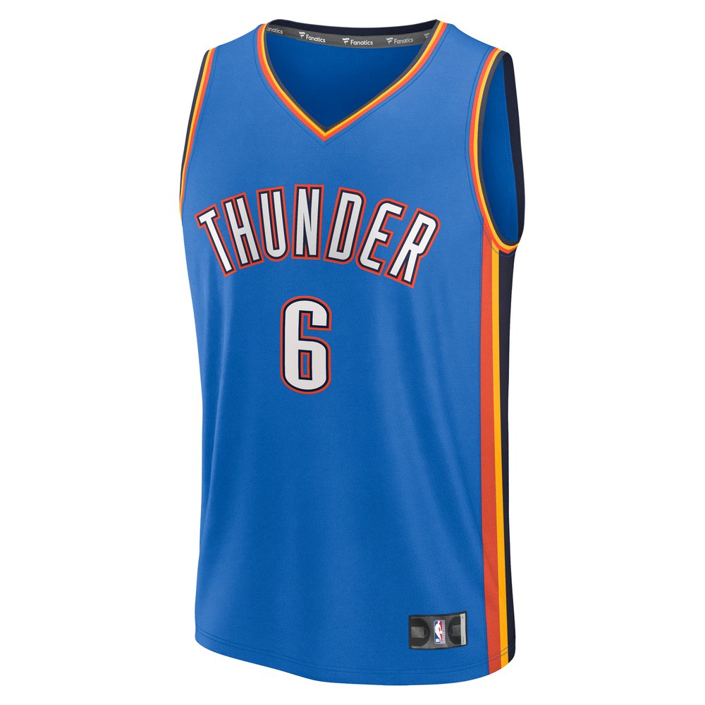 Maillot Jaylin Williams Oklahoma City Thunder Fast Break Icon Edition - Blue
