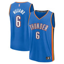 Maillot Jaylin Williams Oklahoma City Thunder Fast Break Icon Edition - Blue