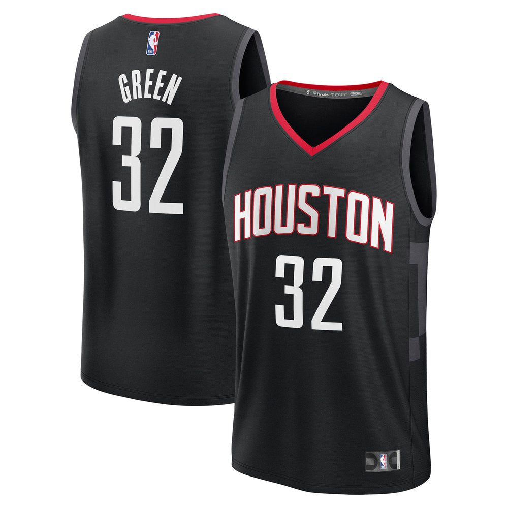 Maillot Jeff Green Houston Rockets Fast Break Statement Edition - Black