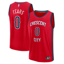 Maillot Jeremiah Fears New Orleans Pelicans Fast Break Statement Edition - Red