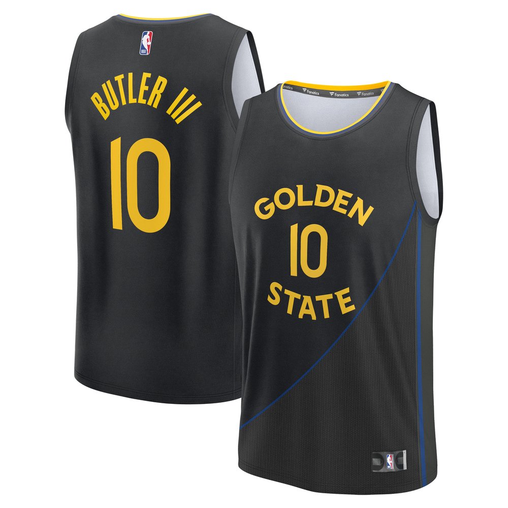 Maillot Jimmy Butler III Golden State Warriors Fast Break Statement Edition - Black