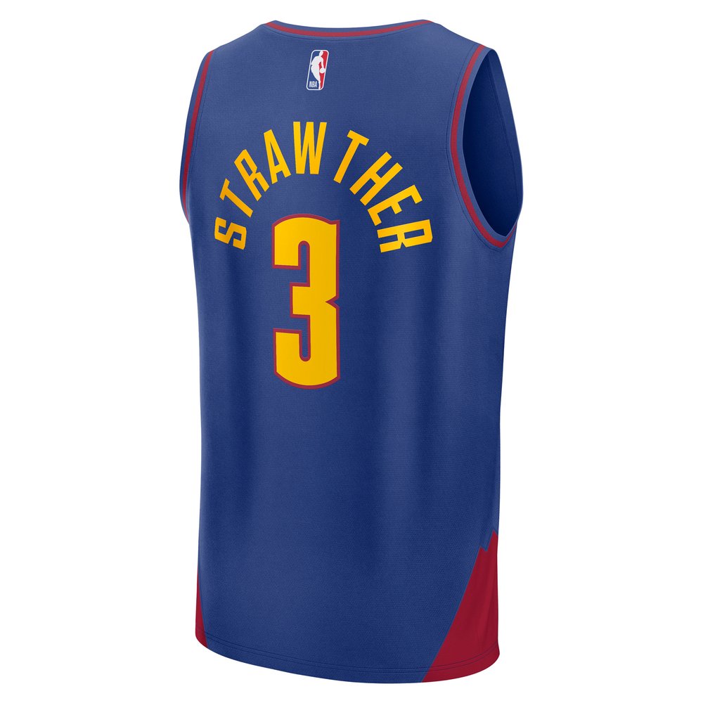 Maillot Julian Strawther Denver Nuggets Fast Break Statement Edition - Blue