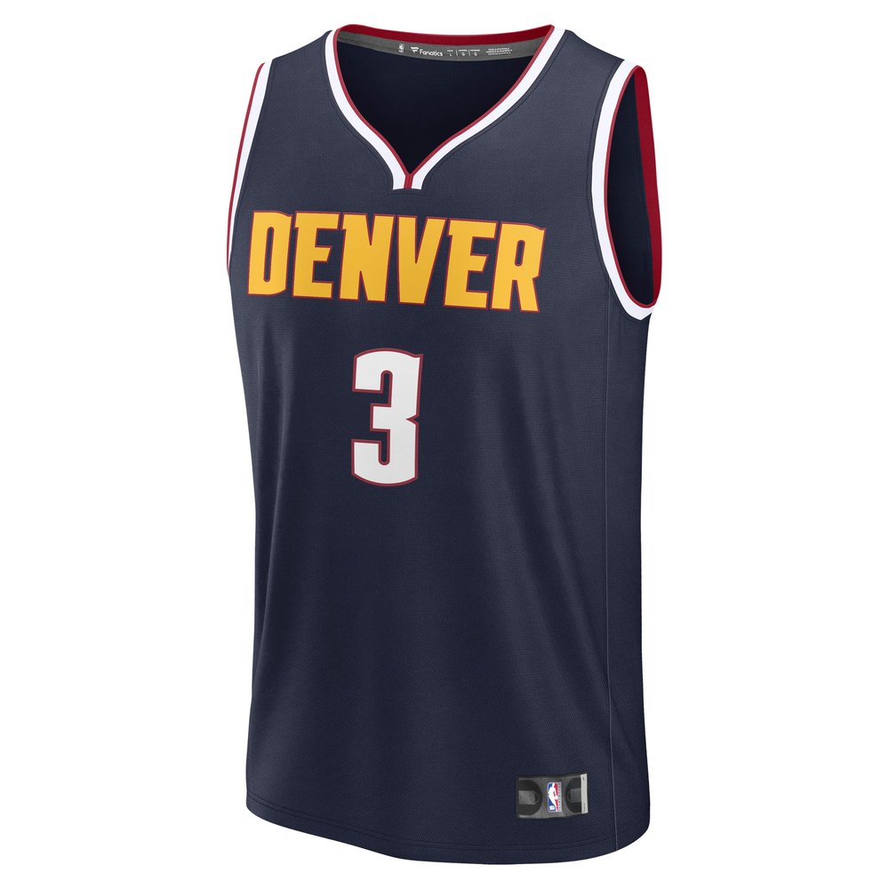 Maillot Julian Strawther Denver Nuggets Fast Break Icon Edition - Navy