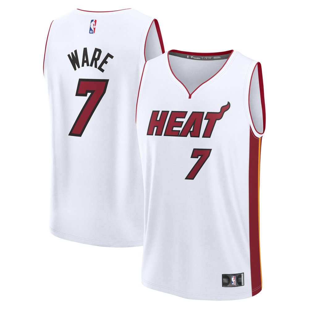 Maillot Kel'el Ware Miami Heat Fast Break Association Edition - White
