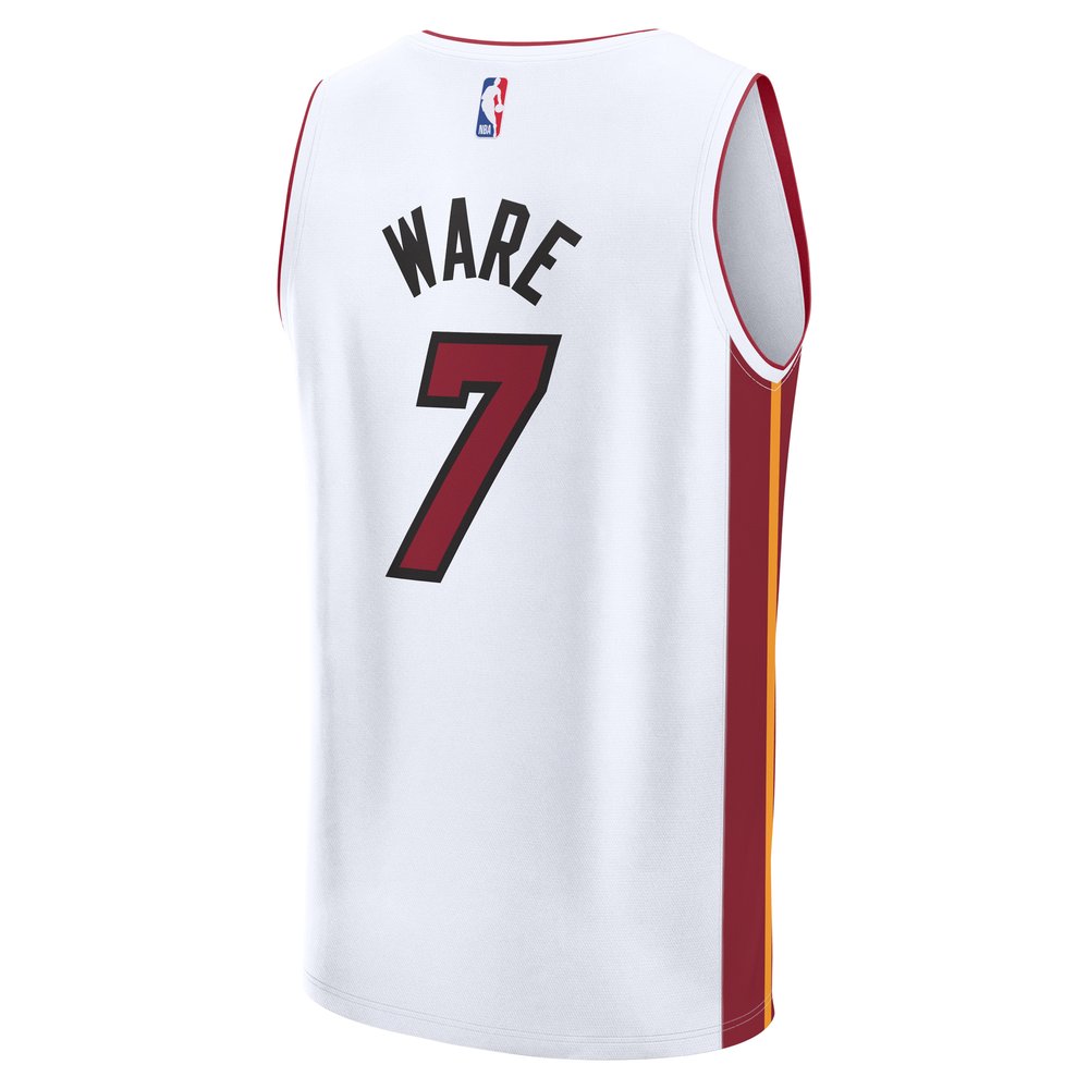 Maillot Kel'el Ware Miami Heat Fast Break Association Edition - White