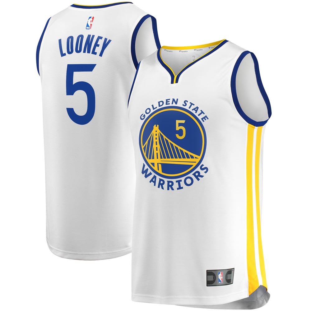 Maillot Kevon Looney Golden State Warriors Fast Break Association Edition - White
