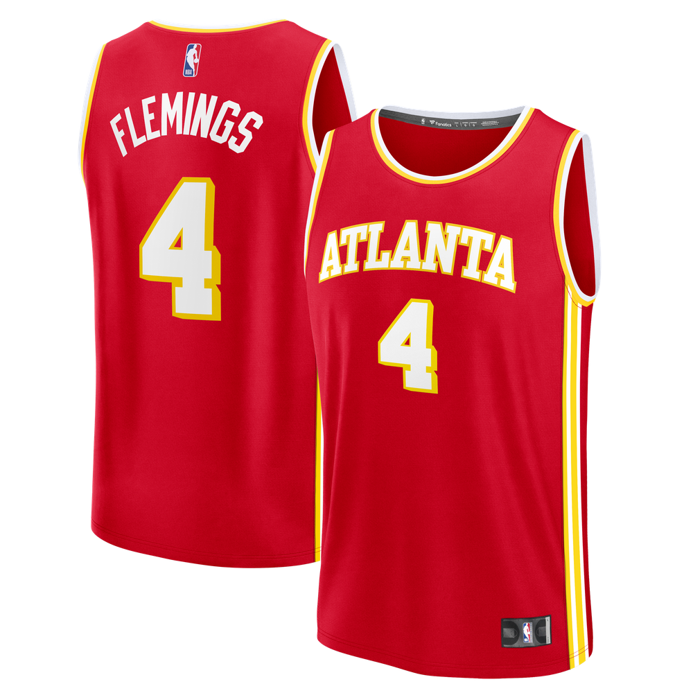 Maillot Kingston Flemings Atlanta Hawks Fast Break Icon Edition - Red