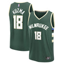 Maillot Kyle Kuzma Milwaukee Bucks Fast Break Icon Edition - Hunter Green