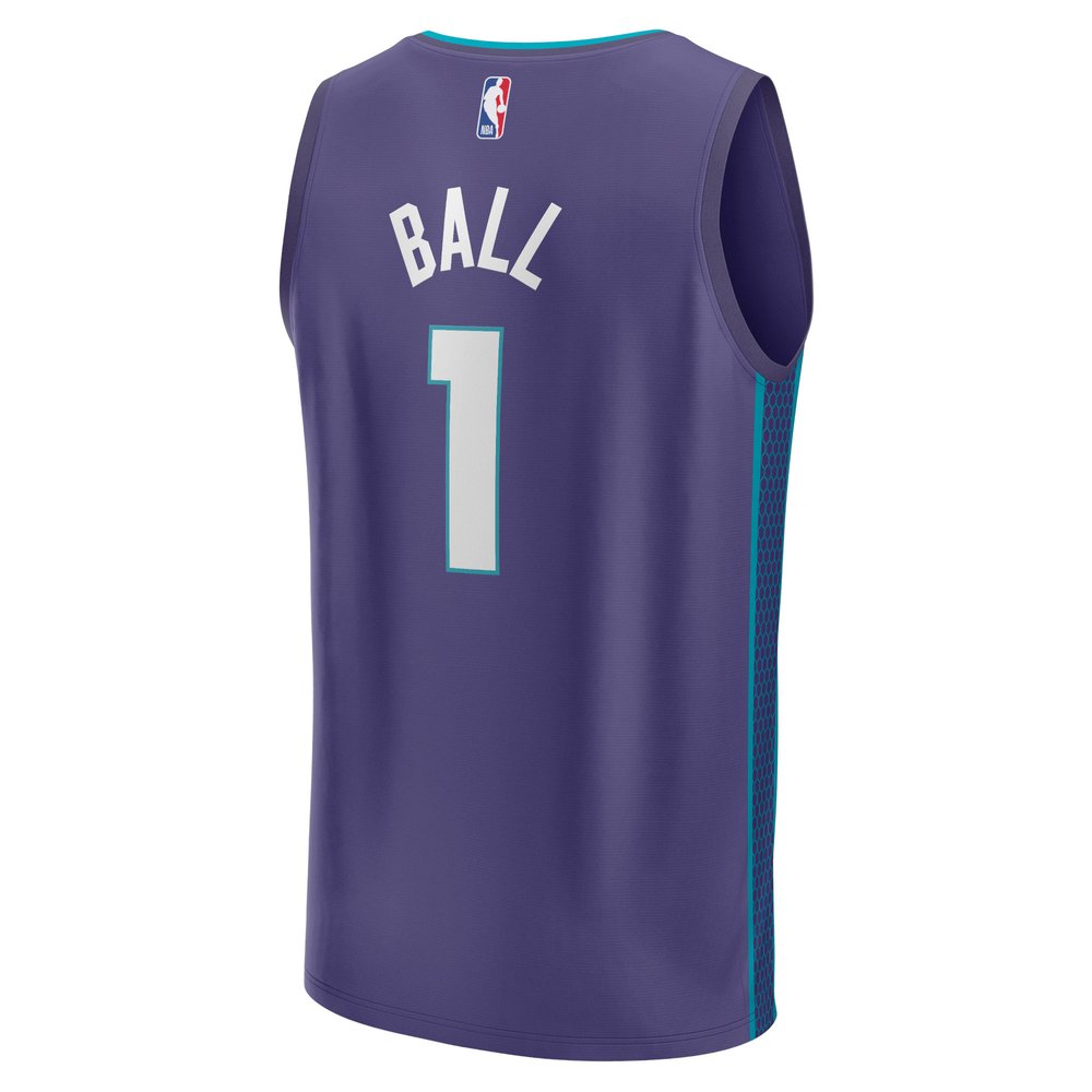 Maillot LaMelo Ball Charlotte Hornets Fast Break Statement Edition - Purple