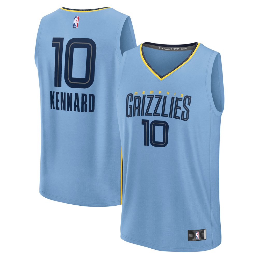 Maillot Luke Kennard Memphis Grizzlies Fast Break Statement Edition - Light Blue