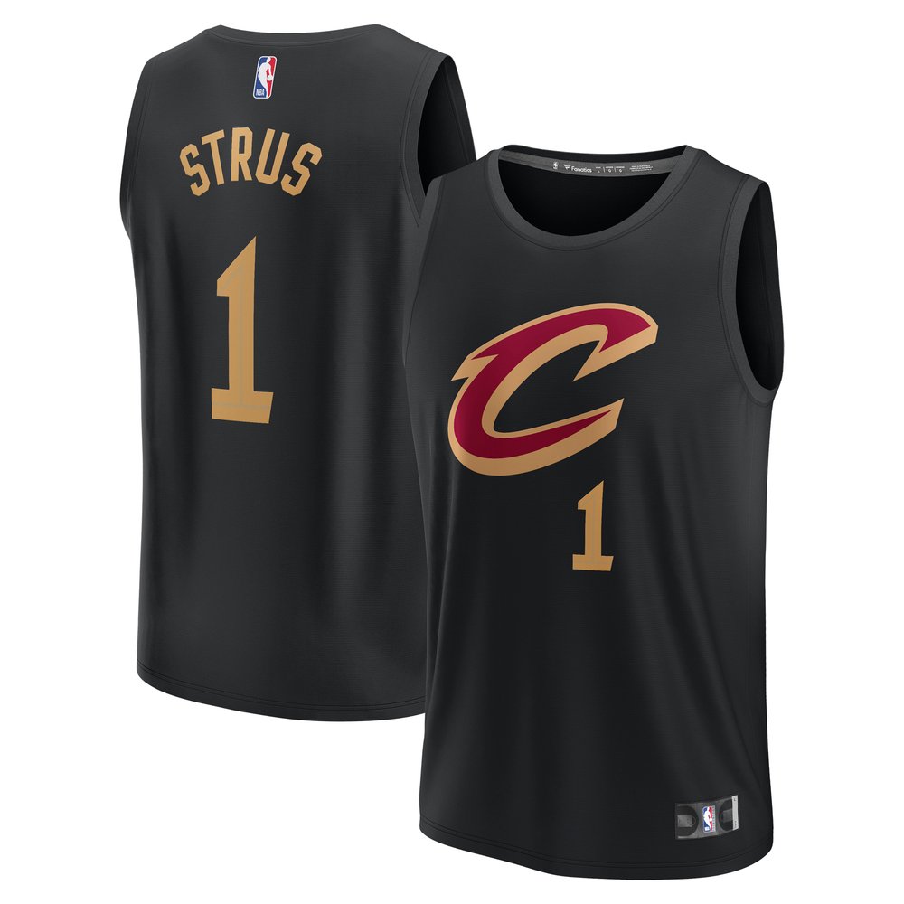 Maillot Max Strus Cleveland Cavaliers Fast Break Statement Edition - Black