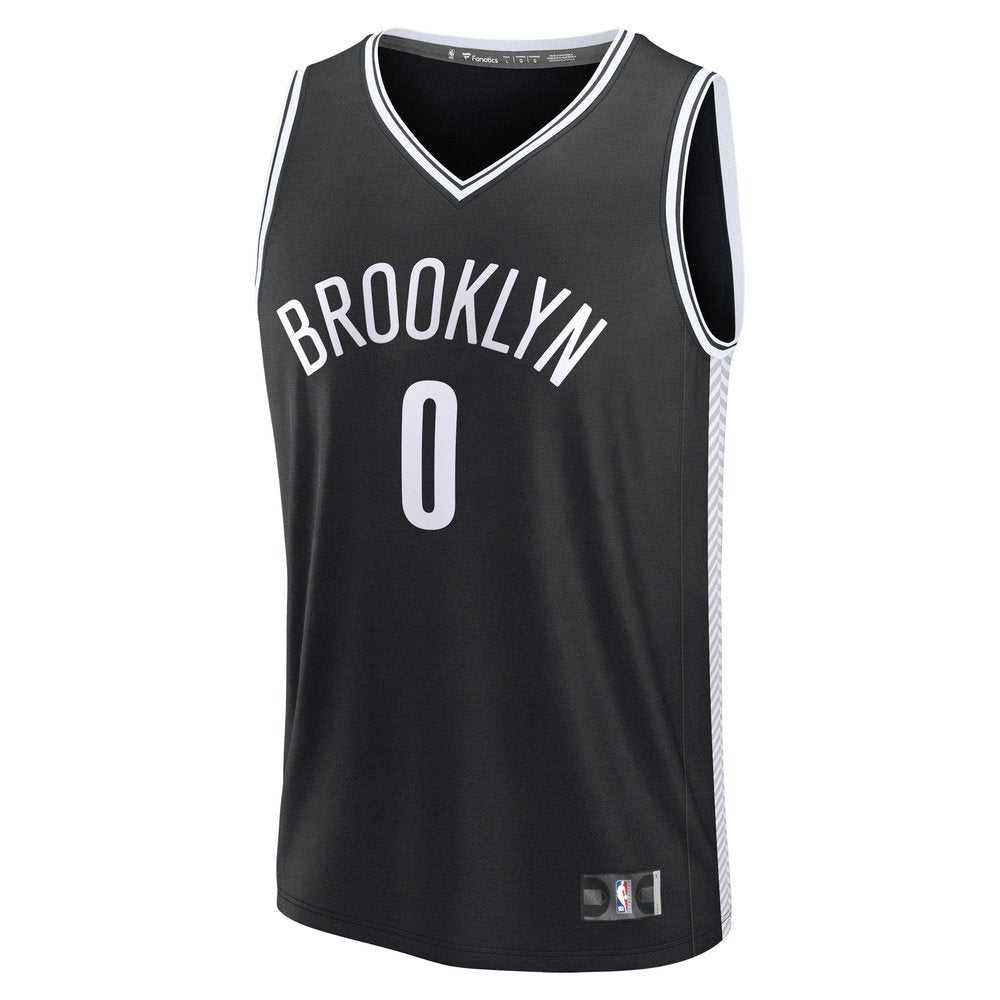 Maillot Mikel Brown Jr. Brooklyn Nets Fast Break Icon Edition - Black