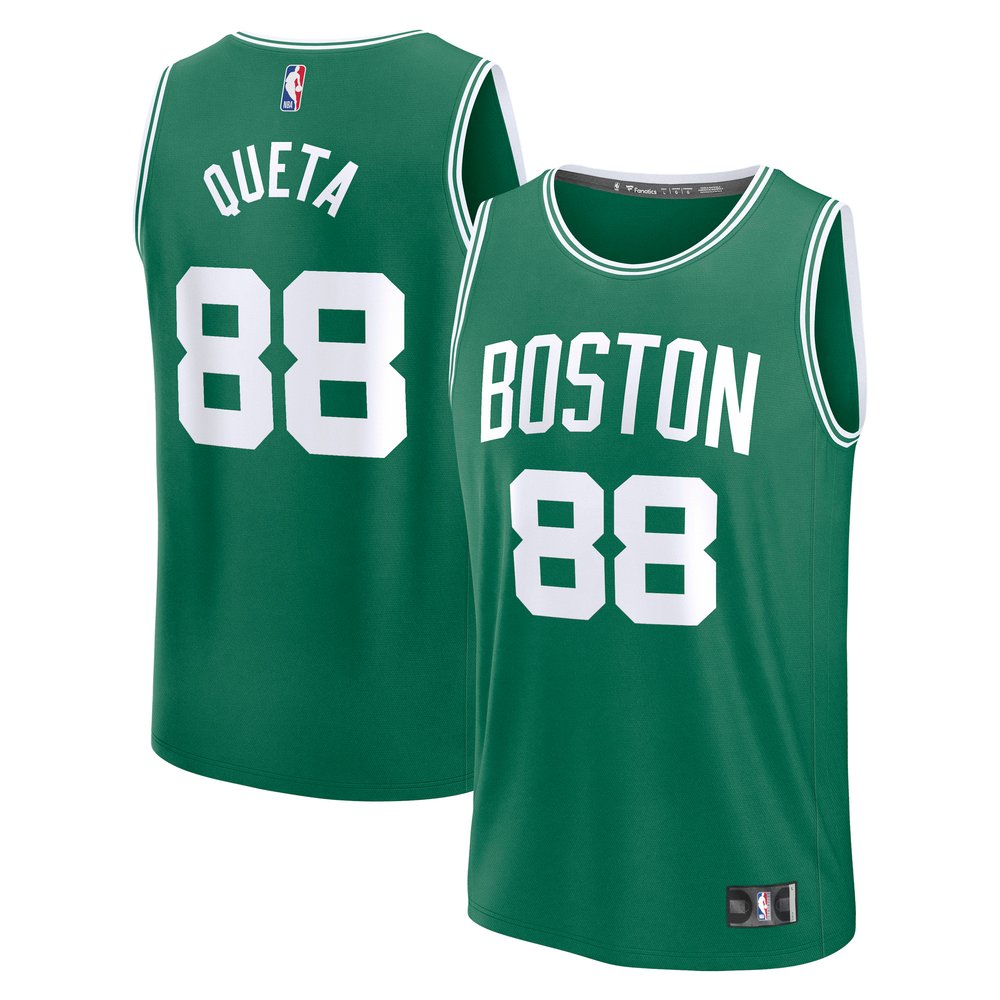 Maillot Neemias Queta Boston Celtics Fast Break Icon Edition - Kelly Green
