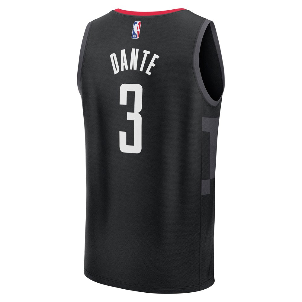 Maillot N'Faly Dante Houston Rockets Fast Break Statement Edition - Black