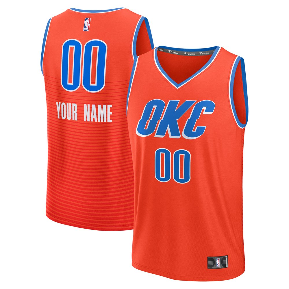 Maillot Oklahoma City Thunder Fast Break Statement Edition - Orange