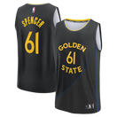 Maillot Pat Spencer Golden State Warriors Fast Break Statement Edition - Black