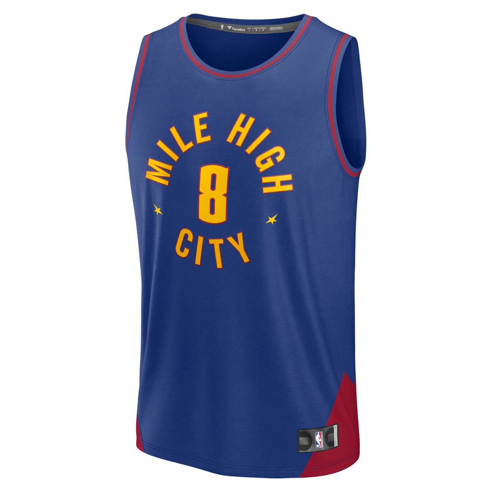 Maillot Peyton Watson Denver Nuggets Fast Break Statement Edition - Blue