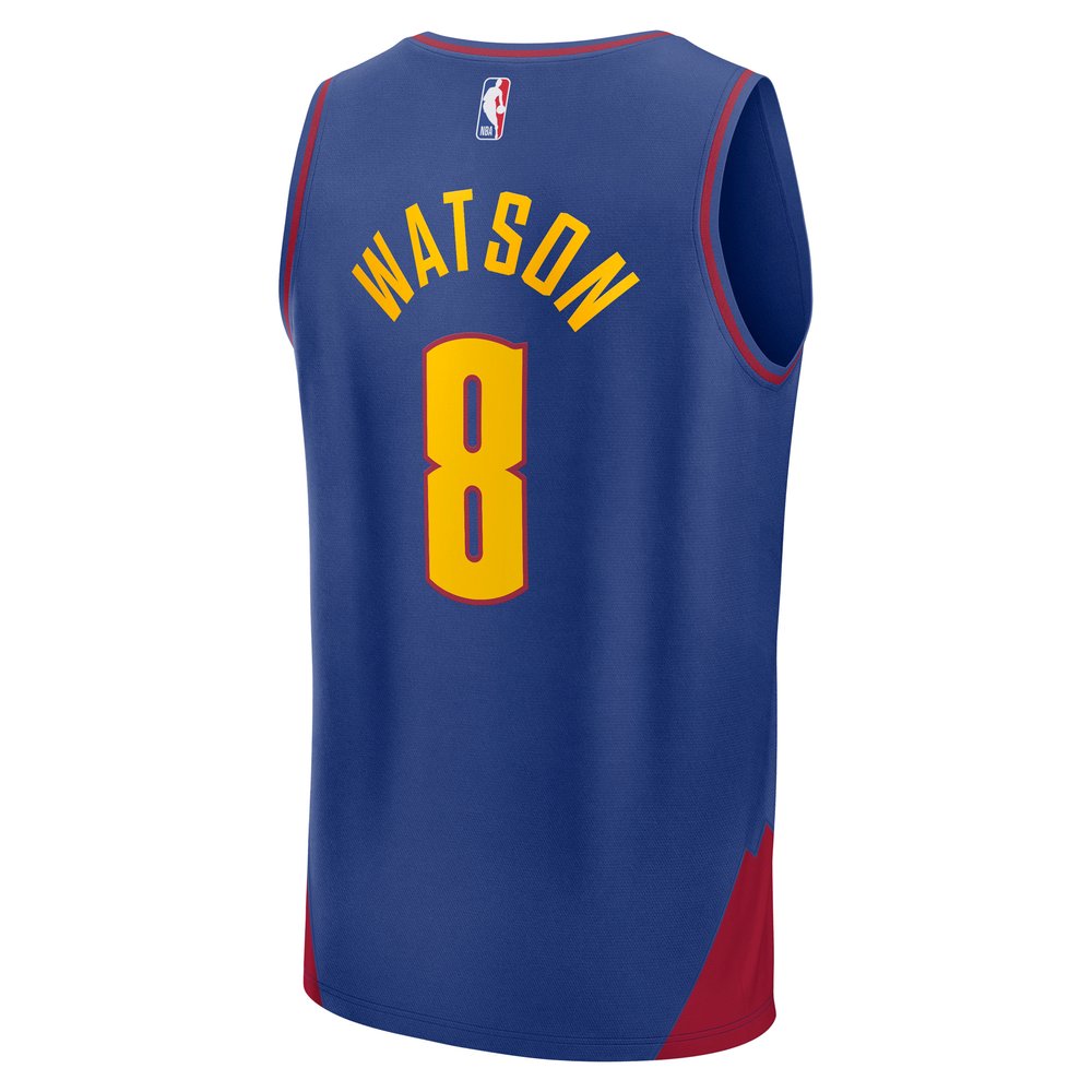 Maillot Peyton Watson Denver Nuggets Fast Break Statement Edition - Blue