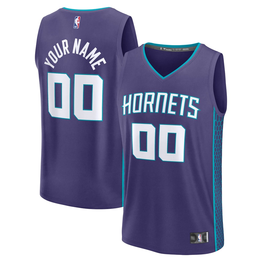Maillot Charlotte Hornets Fast Break Icon Edition - Purple