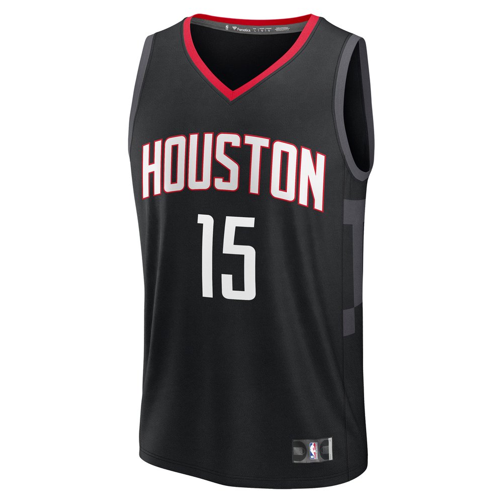Maillot Reed Sheppard Houston Rockets Fast Break Statement Edition - Black