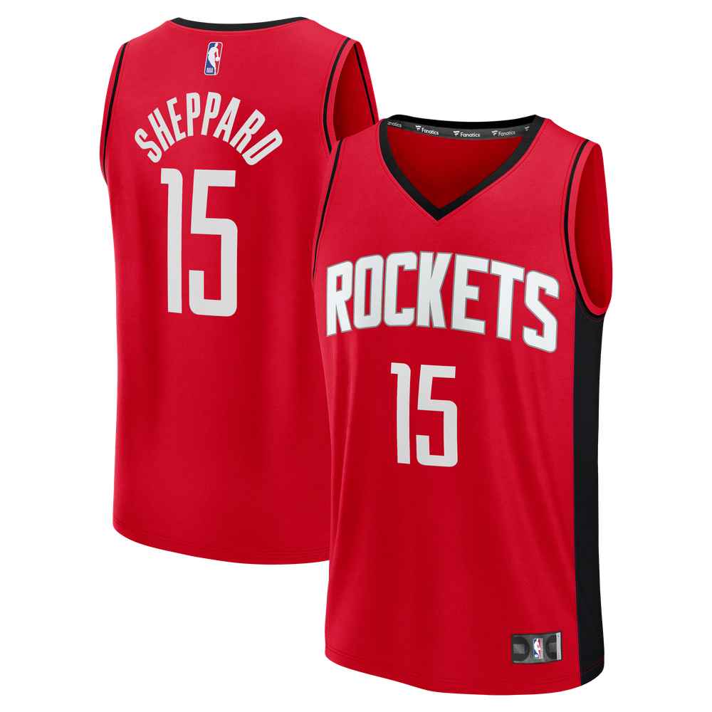 Maillot Reed Sheppard Houston Rockets Fast Break Icon Edition - Red