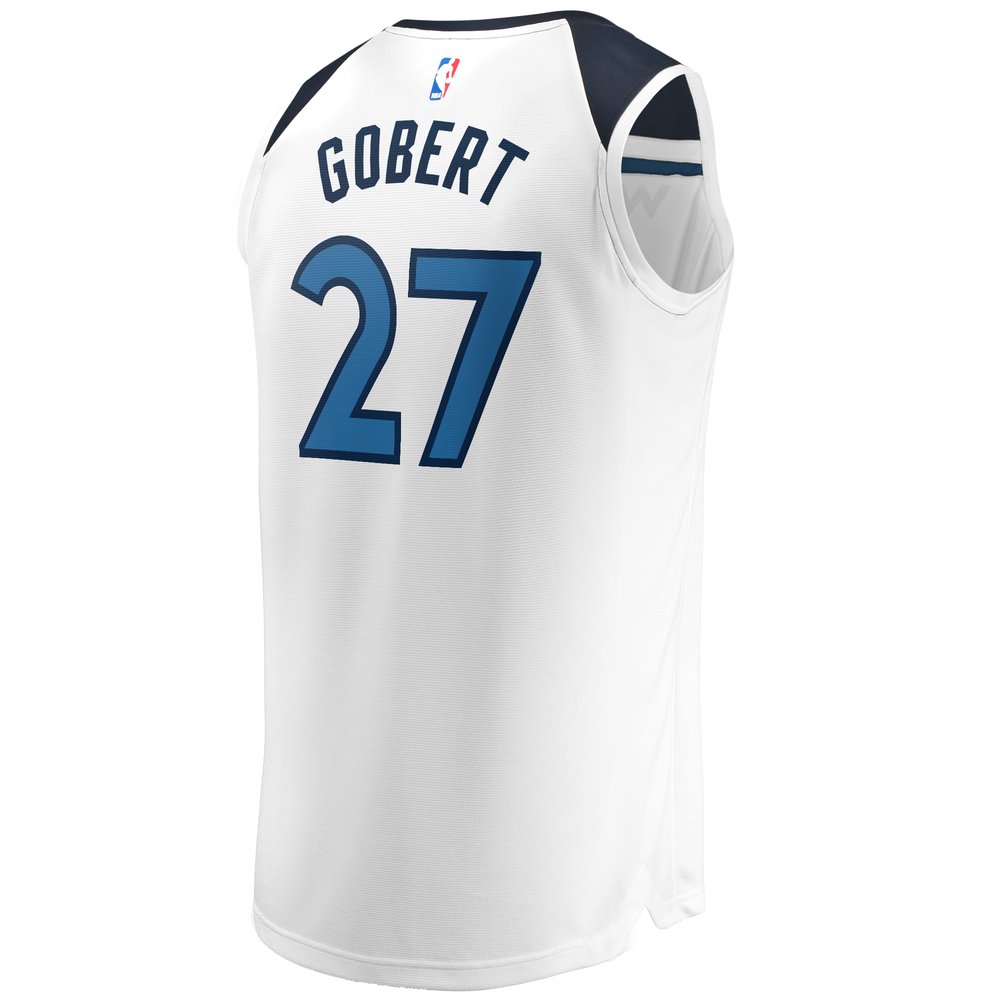 Maillot Rudy Gobert Minnesota Timberwolves Fast Break Association Edition - White