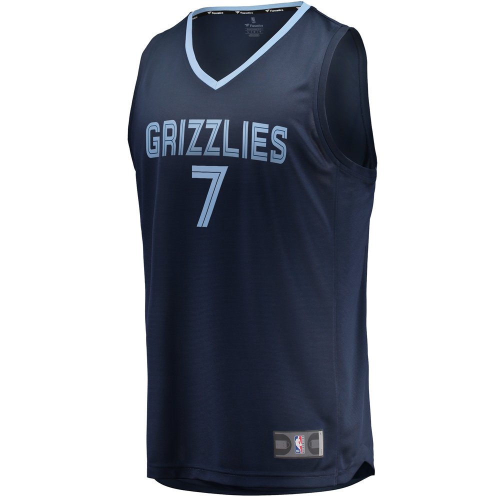 Maillot Santi Aldama Memphis Grizzlies Fast Break Icon Edition - Navy