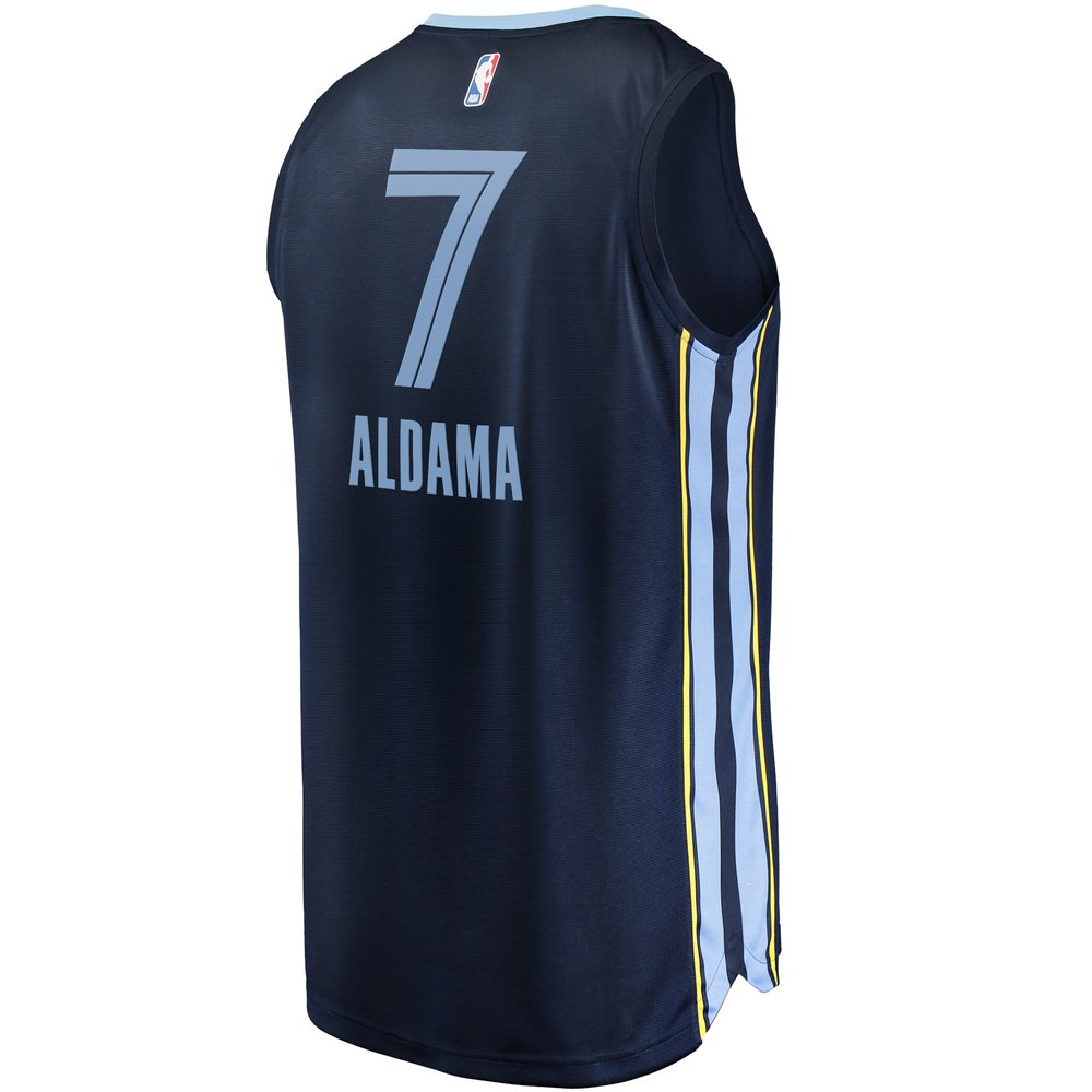 Maillot Santi Aldama Memphis Grizzlies Fast Break Icon Edition - Navy