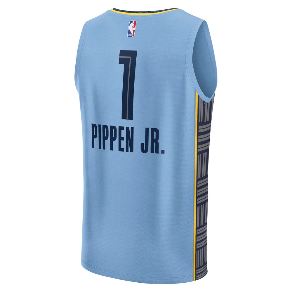 Maillot Scotty Pippen Jr. Memphis Grizzlies Fast Break Statement Edition - Light Blue