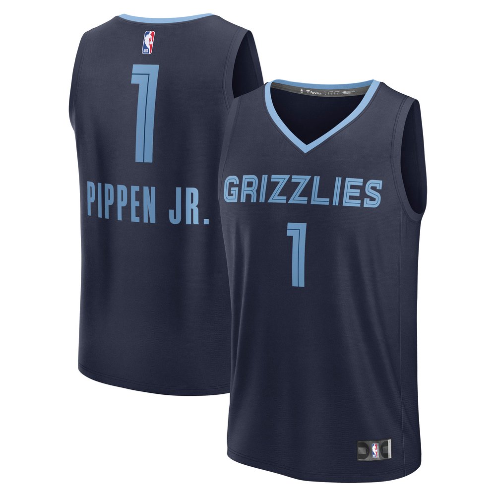 Maillot Scotty Pippen Jr. Memphis Grizzlies Fast Break Icon Edition - Navy