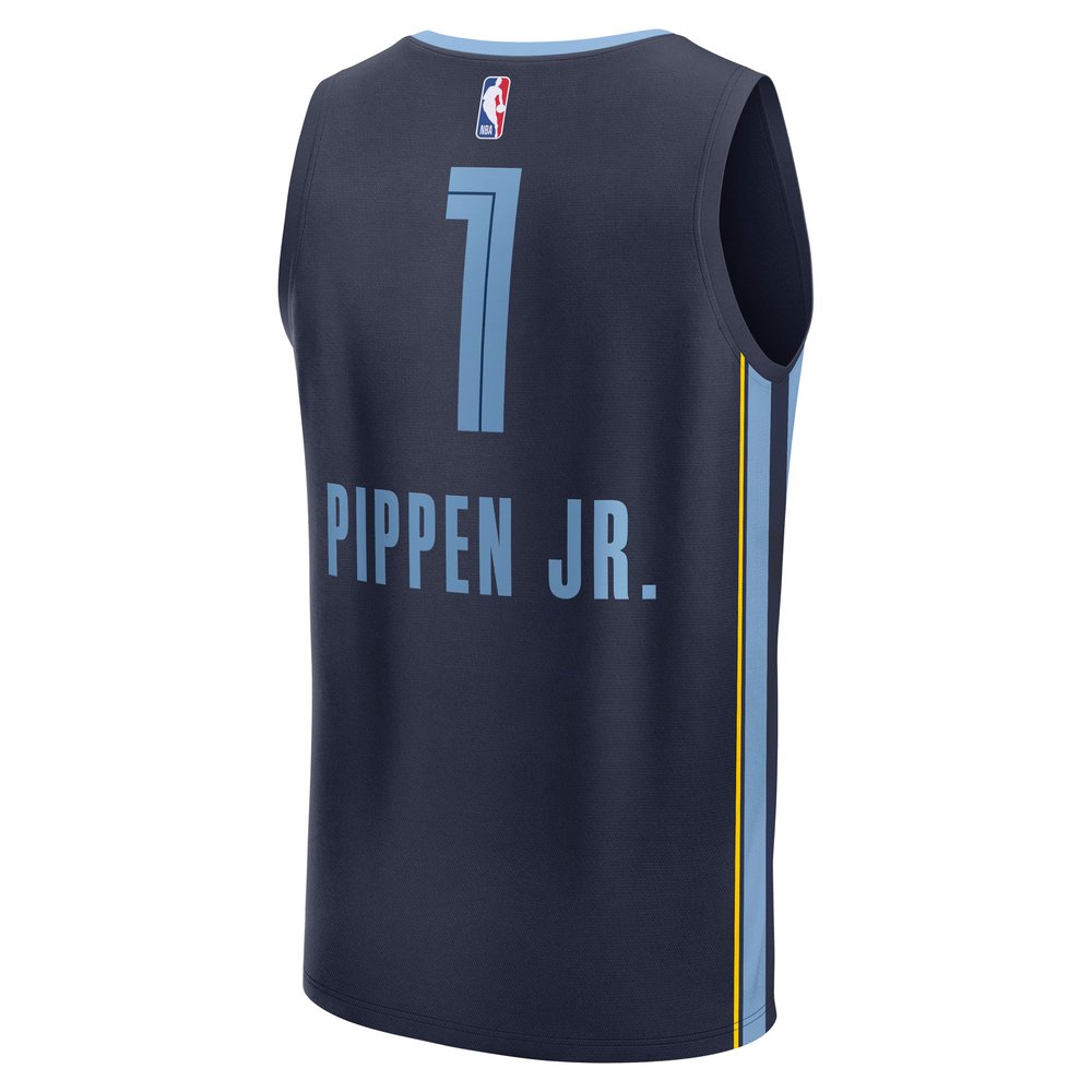 Maillot Scotty Pippen Jr. Memphis Grizzlies Fast Break Icon Edition - Navy