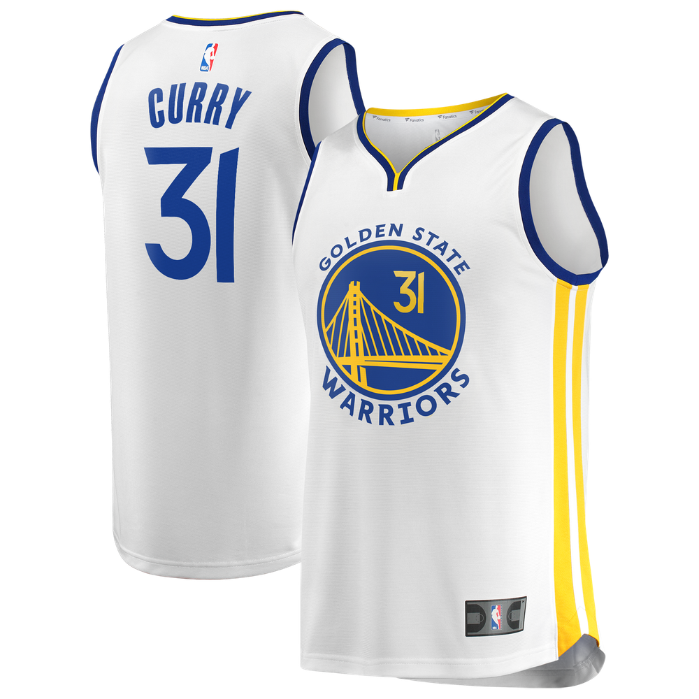 Maillot Seth Curry Golden State Warriors Fast Break Association Edition - White