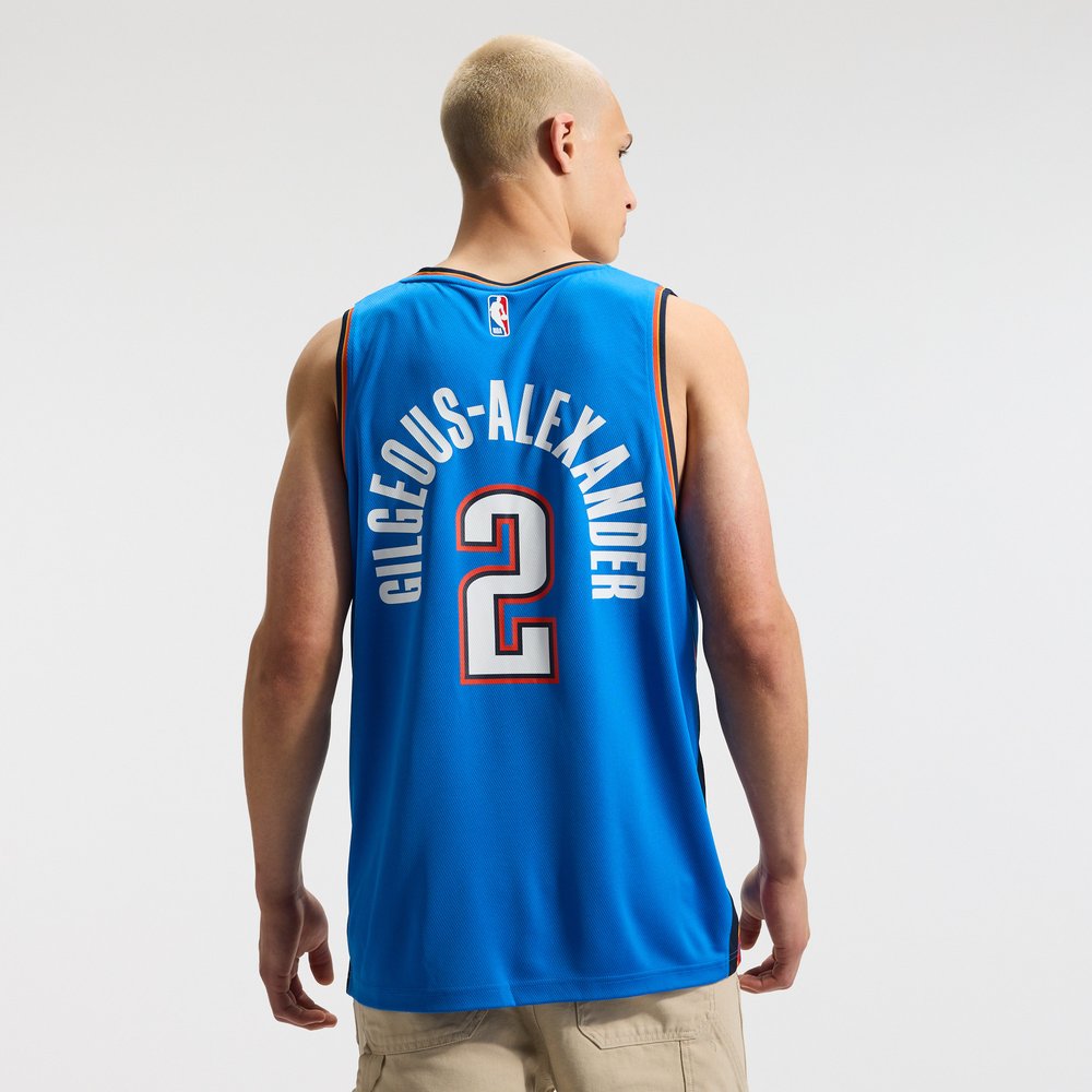 Maillot Shai Gilgeous-Alexander Oklahoma City Thunder Fast Break Icon Edition - Blue