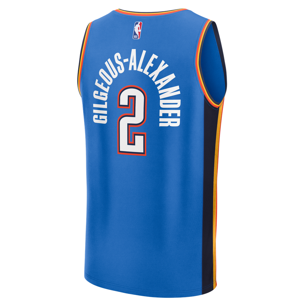 Maillot Shai Gilgeous-Alexander Oklahoma City Thunder Fast Break Icon Edition - Blue
