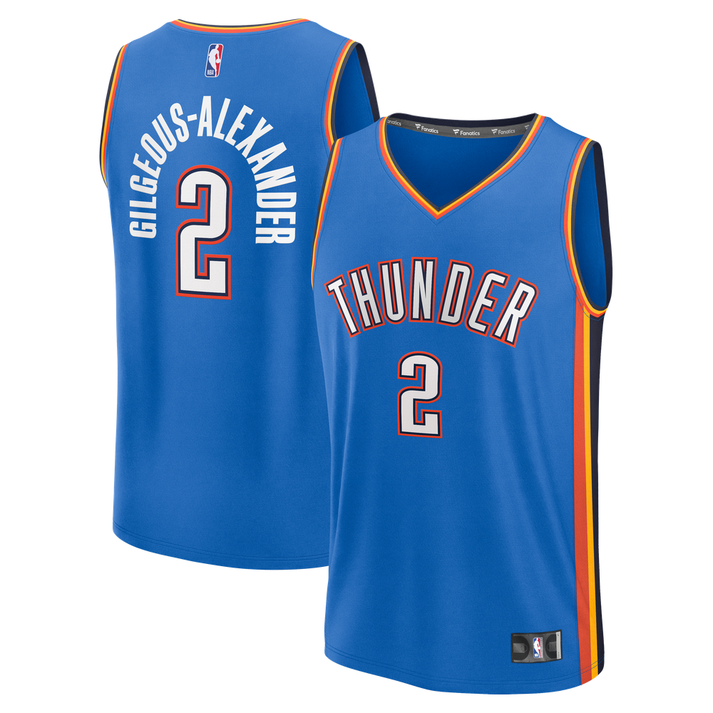 Maillot Shai Gilgeous-Alexander Oklahoma City Thunder Fast Break Icon Edition - Blue