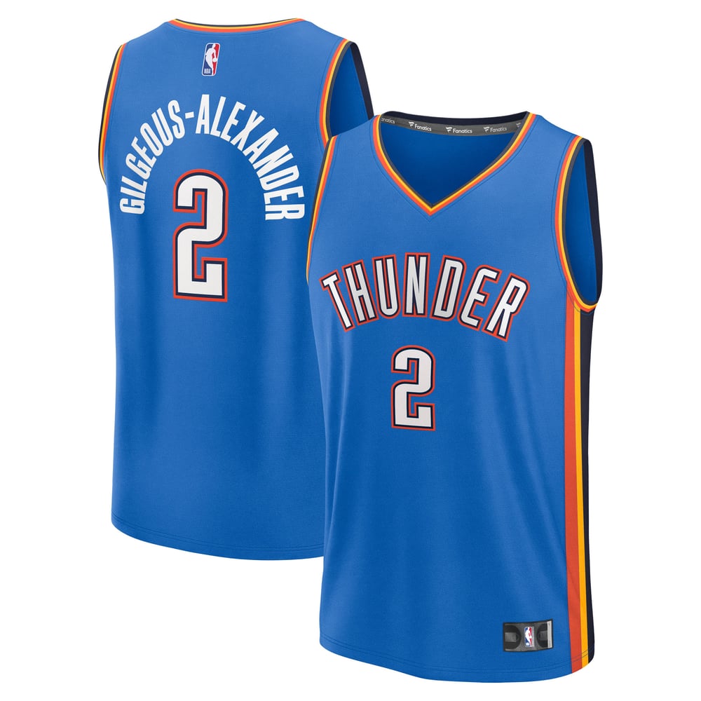 Maillot Shai Gilgeous-Alexander Oklahoma City Thunder Fast Break Icon Edition - Blue